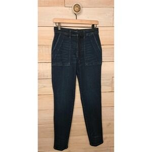 Judy Blue Jeans Women's  3/26 Dark Wash/Blue Stretch Pockets Drawstring